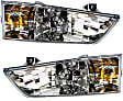 1998 Ford Windstar - Driver and Passenger Side Halogen Headlight, With bulb(s), OE Replacement