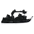 2000 Chevrolet S10 - Driver and Passenger Side Halogen Headlight, With bulb(s), OE Replacement