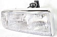 Driver and Passenger Side Halogen Headlight, With bulb(s), OE Replacement, CAPA Certified