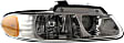 2000 Chrysler Voyager - Driver and Passenger Side Halogen Headlight, With bulb(s), For Models With Quad Lights, OE Replacement