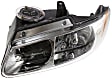2000 Chrysler Voyager - Driver and Passenger Side Halogen Headlight, With bulb(s), For Models With Quad Lights, OE Replacement