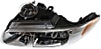 2000 Chrysler Voyager - Driver and Passenger Side Halogen Headlight, With bulb(s), For Models With Quad Lights, OE Replacement