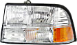 Driver and Passenger Side Halogen Headlight, With bulb(s), OE Replacement