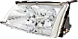 Driver and Passenger Side Halogen Headlight, With bulb(s), OE Replacement