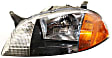 Driver and Passenger Side Halogen Headlight, Without bulb(s), OE Replacement