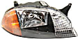 Driver and Passenger Side Halogen Headlight, Without bulb(s), OE Replacement
