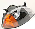 Driver and Passenger Side Halogen Headlight, Without bulb(s), OE Replacement