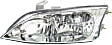 1997-2001 Lexus ES300 - Driver and Passenger Side Headlights, with Bulbs, Halogen, For Models without HID