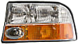2002 GMC Sonoma - Driver and Passenger Side Halogen Headlight, With bulb(s), OE Replacement