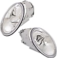 2000 Volkswagen Beetle - Driver and Passenger Side Halogen Headlight, With bulb(s), OE Replacement