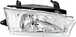 Driver and Passenger Side Halogen Headlight, With bulb(s), OE Replacement