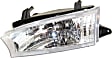Driver and Passenger Side Halogen Headlight, With bulb(s), OE Replacement