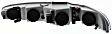 2002 Oldsmobile Intrigue - Driver and Passenger Side Halogen Headlight, With bulb(s), OE Replacement