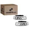 2005 Chevrolet Tahoe - Driver and Passenger Side Halogen Headlight, With bulb(s), OE Replacement