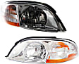 1999-2003 Ford Windstar - Driver and Passenger Side Halogen Headlight, With bulb(s), OE Replacement