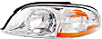 1999-2003 Ford Windstar - Driver and Passenger Side Halogen Headlight, With bulb(s), OE Replacement