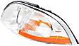 1999-2003 Ford Windstar - Driver and Passenger Side Halogen Headlight, With bulb(s), OE Replacement