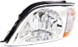 1999-2003 Ford Windstar - Driver and Passenger Side Halogen Headlight, With bulb(s), OE Replacement