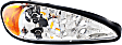 2004 Pontiac Grand Am - Driver and Passenger Side Halogen Headlight, With bulb(s), OE Replacement