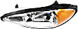 2004 Pontiac Grand Am - Driver and Passenger Side Halogen Headlight, With bulb(s), OE Replacement