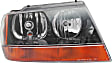 Driver and Passenger Side Halogen Headlight, With bulb(s), OE Replacement