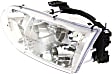 Driver and Passenger Side Halogen Headlight, With bulb(s), OE Replacement