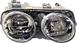 2000 Acura Integra - Driver and Passenger Side Halogen Headlight, Without bulb(s), OE Replacement, Sedan