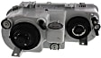2000 Acura Integra - Driver and Passenger Side Halogen Headlight, Without bulb(s), OE Replacement, Sedan