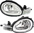 2000-2001 Plymouth Neon - Driver and Passenger Side Halogen Headlight, With bulb(s), OE Replacement