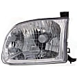2001 Toyota Tundra - Driver and Passenger Side Halogen Headlight, With bulb(s), Regular or Access Cab Models, OE Replacement, CAPA Certified