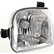 2001 Toyota Tundra - Driver and Passenger Side Halogen Headlight, With bulb(s), Regular or Access Cab Models, OE Replacement, CAPA Certified