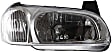 Driver and Passenger Side Halogen Headlight, With bulb(s), OE Replacement