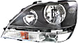 Driver and Passenger Side Halogen Headlight, With bulb(s), OE Replacement