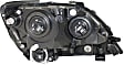 Driver and Passenger Side Halogen Headlight, With bulb(s), OE Replacement