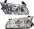 2000 Toyota Camry - Driver and Passenger Side Halogen Headlight, With bulb(s), OE Replacement, CAPA Certified