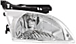 2000-2002 Chevrolet Cavalier - Driver and Passenger Side Halogen Headlight, With bulb(s), OE Replacement