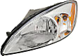 Driver and Passenger Side Halogen Headlight, With bulb(s), OE Replacement, CAPA Certified