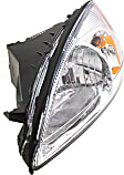 Driver and Passenger Side Halogen Headlight, With bulb(s), OE Replacement, CAPA Certified