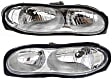 2002 Chevrolet Camaro - Driver and Passenger Side Halogen Headlight, With bulb(s), OE Replacement
