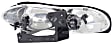 2002 Chevrolet Camaro - Driver and Passenger Side Halogen Headlight, With bulb(s), OE Replacement