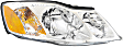 2004 Toyota Avalon - Driver and Passenger Side Halogen Headlight, With bulb(s), OE Replacement