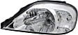 Driver and Passenger Side Halogen Headlight, With bulb(s), OE Replacement