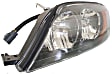 Driver and Passenger Side Halogen Headlight, With bulb(s), OE Replacement
