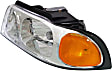 Driver and Passenger Side Halogen Headlight, With bulb(s), OE Replacement