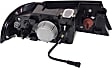 Driver and Passenger Side Halogen Headlight, With bulb(s), OE Replacement