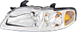 2001 Nissan Sentra - Driver and Passenger Side Halogen Headlight, With bulb(s), OE Replacement