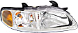2001 Nissan Sentra - Driver and Passenger Side Halogen Headlight, With bulb(s), OE Replacement