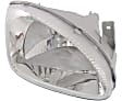 Driver and Passenger Side Halogen Headlight, With bulb(s), OE Replacement