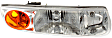 Driver and Passenger Side Halogen Headlight, With bulb(s), OE Replacement