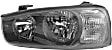 Driver and Passenger Side Halogen Headlight, With bulb(s), OE Replacement